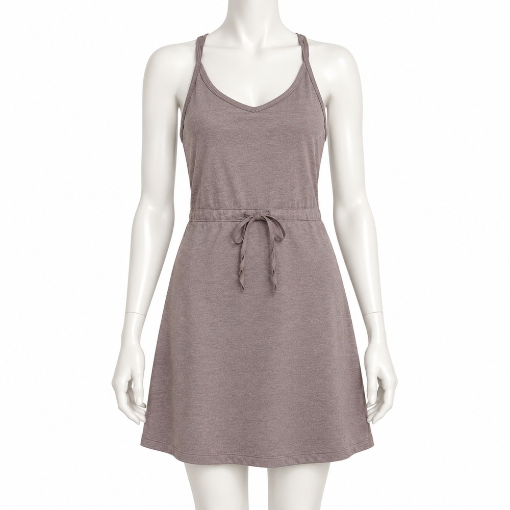 Spanx Soft Tank Dress Women's Medium Beige Tan Romper Tennis Shorts